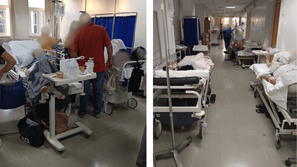 Ράντζα στους διαδρόμους του νοσοκομείου Αλεξάνδρα